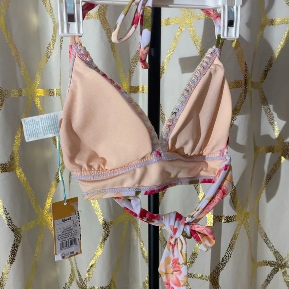 Women’s Kona Sol Floral Swim Padded Bikini Top - Picture 3 of 4